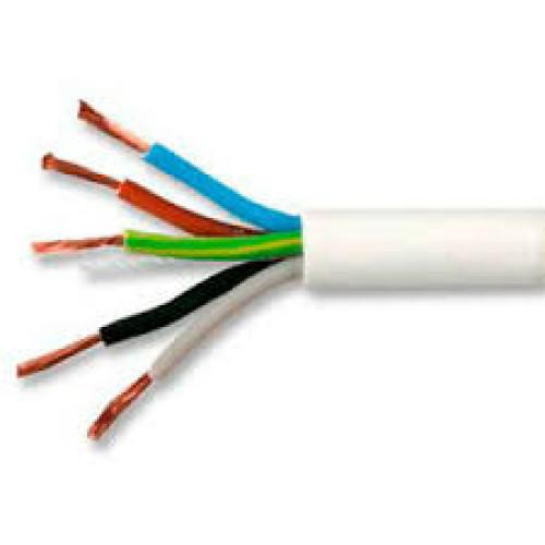 CABLE 3185Y 1.0mm PVC FLEX WHITE 100M