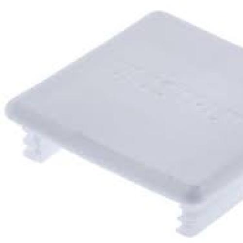 STRUT END CAP 41X41MM WHITE PVC