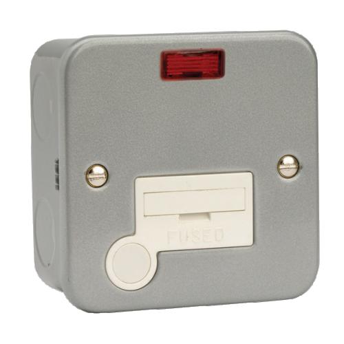 CLICK METALCLAD CL053 13A UNSWITCHED SPUR W/NEON