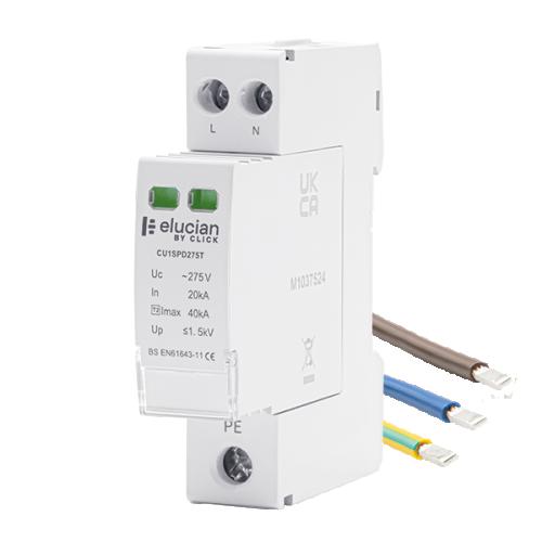 CLICK ELUCIAN CU1SPD275T 40KA TYPE 2 SURGE DEVICE W/TAILS