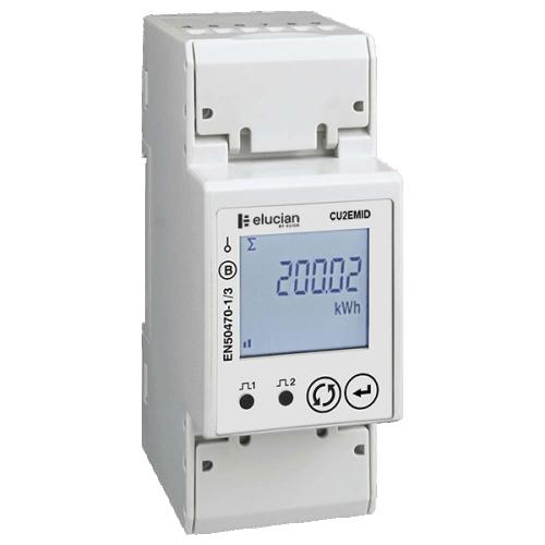 CLICK ELUCIAN CU2EMID 100A SNG PHASE MID MODBUS ENERGY METER