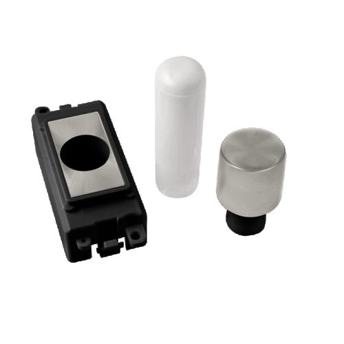 CLICK GRID PRO GM050BKSC 1MOD DIMMER KIT SATIN CHROME