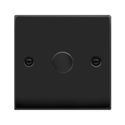 CLICK DECO VPMB161 1X100W LED DIMMER SWITCH MATT BLACK