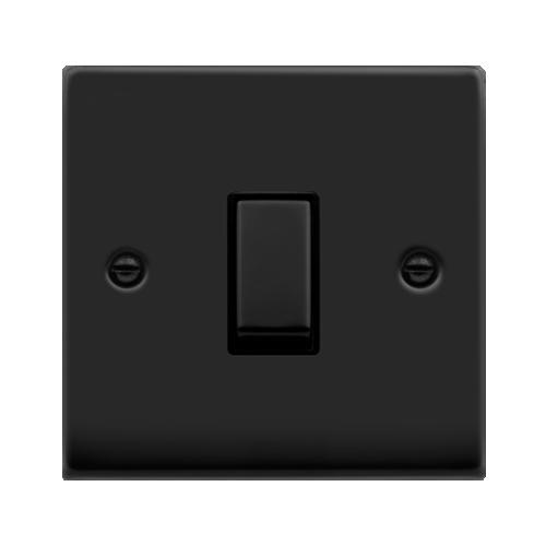 CLICK DECO VPMB411BK 1G 2W SWITCH MATT BLACK