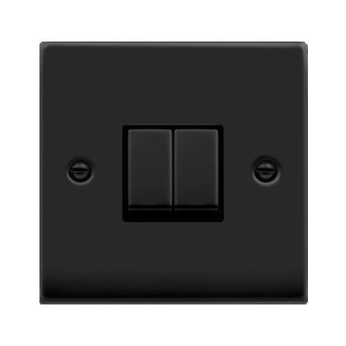 CLICK DECO VPMB412BK 2G 2W SWITCH MATT BLACK