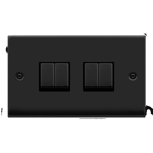 CLICK DECO VPMB414BK 4G 2W SWITCH MATT BLACK