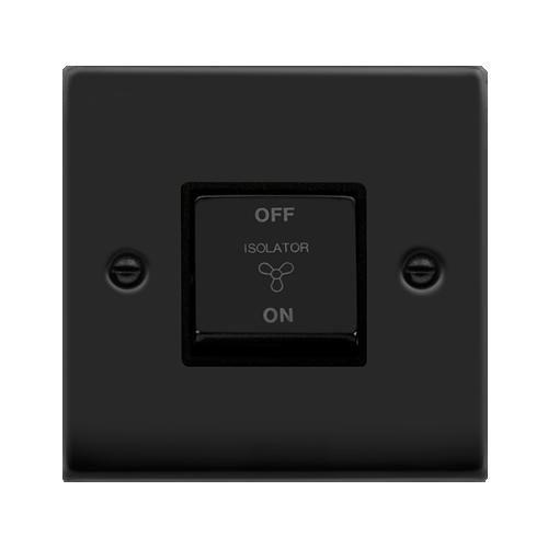 CLICK DECO VPMB520BK 3POLE FAN SWITCH MATT BLACK
