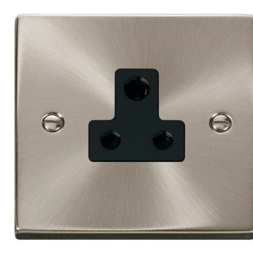 CLICK DECO VPSC038BK 1G 5A UNSW SOCKET SATIN CHROME