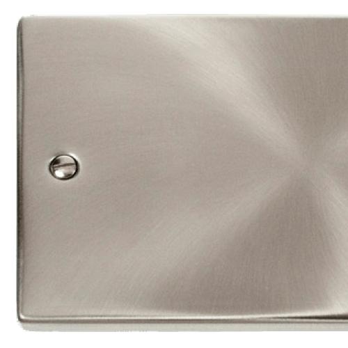 CLICK DECO VPSC061 2G BLANKPLATE SATIN CHROME