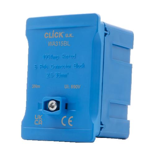 CLICK WA315 BLUE 100A SP INSULATED CONNECTION BOX
