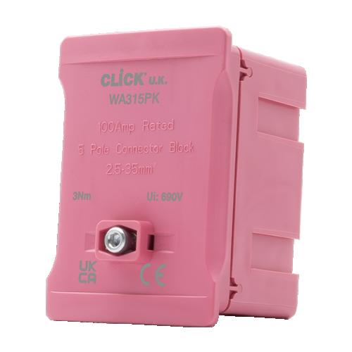 CLICK WA315 PINK 100A SP INSULATED CONNECTION BOX