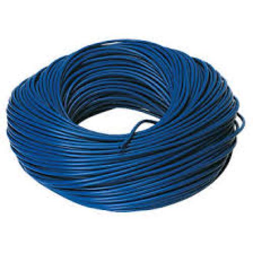 4MM PVC SLEEVING BLUE 100MTR