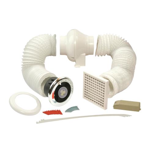 MANROSE LEDSLCFDTCN 100MM LED SHOWERLITE KIT W/TIMER