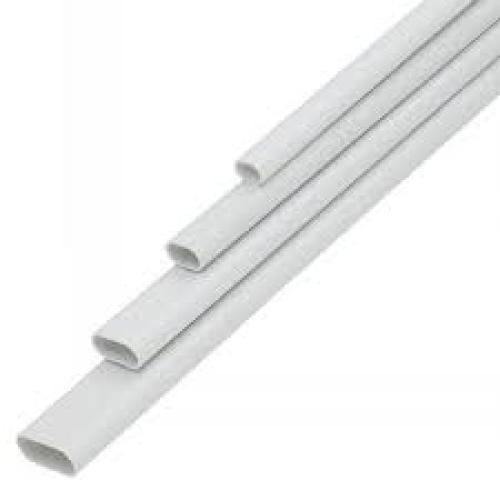 UNIVOLT UFR25 25MM PVC OVAL CONDUIT WHITE 3MTR LTH