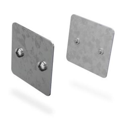 TRENCH POWER TRUNKING 4X4 COUPLER WITH SCREWS