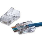 EXCEL 100-116-100 RJ45 PLUG CRIMP END FOR DATA CABLES