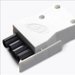 CPE VITESSE VITM4-LPW 4POLE MALE CONNECTOR PLUG WHITE