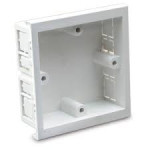 UNIVOLT SLB1-A PVC 1G 30-50MM ADJ DADO/BENCH ACCESSORY BOX