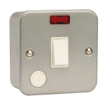 CLICK METALCLAD CL023 20A DP SWITCH W/NEON