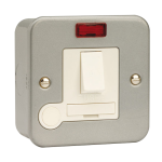 CLICK METALCLAD CL052 13A SWITCH SPUR W/NEON & FO