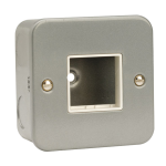 CLICK METALCLAD CL402 1G 2MOD MINIGRID PLATE & BOX