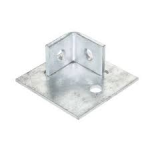 STRUT SINGLE BASE PLATE 2 HOLE WRAP AROUND FIXING FB106