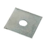 STRUT SQUARE PLATE WASHER 6MM ZINC