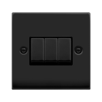 CLICK DECO VPMB413BK 3G 2W SWITCH MATT BLACK