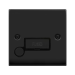 CLICK DECO VPMB550BK 13A DP UNSWITCH SPUR MATT BLACK