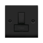 CLICK DECO VPMB751BK 13A DP SWITCH SPUR MATT BLACK