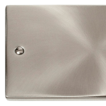 CLICK DECO VPSC061 2G BLANKPLATE SATIN CHROME