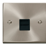 CLICK DECO VPSC120BK BT MASTER SOCKET SATIN CHROME
