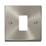CLICK DECO VPSC20401 GRID PRO 1G FRONTPLATE SATIN CHROME