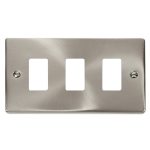 CLICK DECO VPSC20403 GRID PRO 3G FRONTPLATE SATIN CHROME