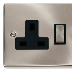 CLICK DECO VPSC504BK 45A DP COOKER UNIT SATIN CHROME