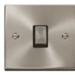 CLICK DECO VPSC722BK 1G 20A DP SWITCH SATIN CHROME