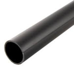 UNIVOLT BSSH20MM 20MM BLACK PVC CONDUIT LSF 3MTR LGTH