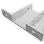 STRUT TWIN REINFORCED DELTA GUSSET FOOT BRACKET FB109/82