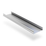 TRENCH LIGHTING TRUNKING 2X2 LID WHITE PVC 2MTR LTH