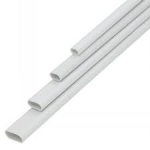 UNIVOLT UFR25 25MM PVC OVAL CONDUIT WHITE 3MTR LTH