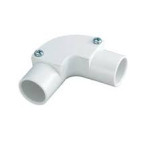 UNIVOLT IE20WH 20MM PVC INSPECTION ELBOW WHITE