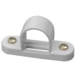 UNIVOLT SBS20WH 20MM PVC SPACER BAR SADDLE WHITE